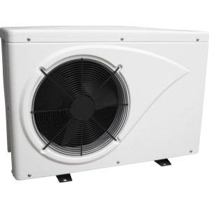 Tepelné čerpadlo Summer Fun 4,5 kW pre bazény do 20 m³: Biele tepelné čerpadlo s čiernou mriežkou ventilátora.