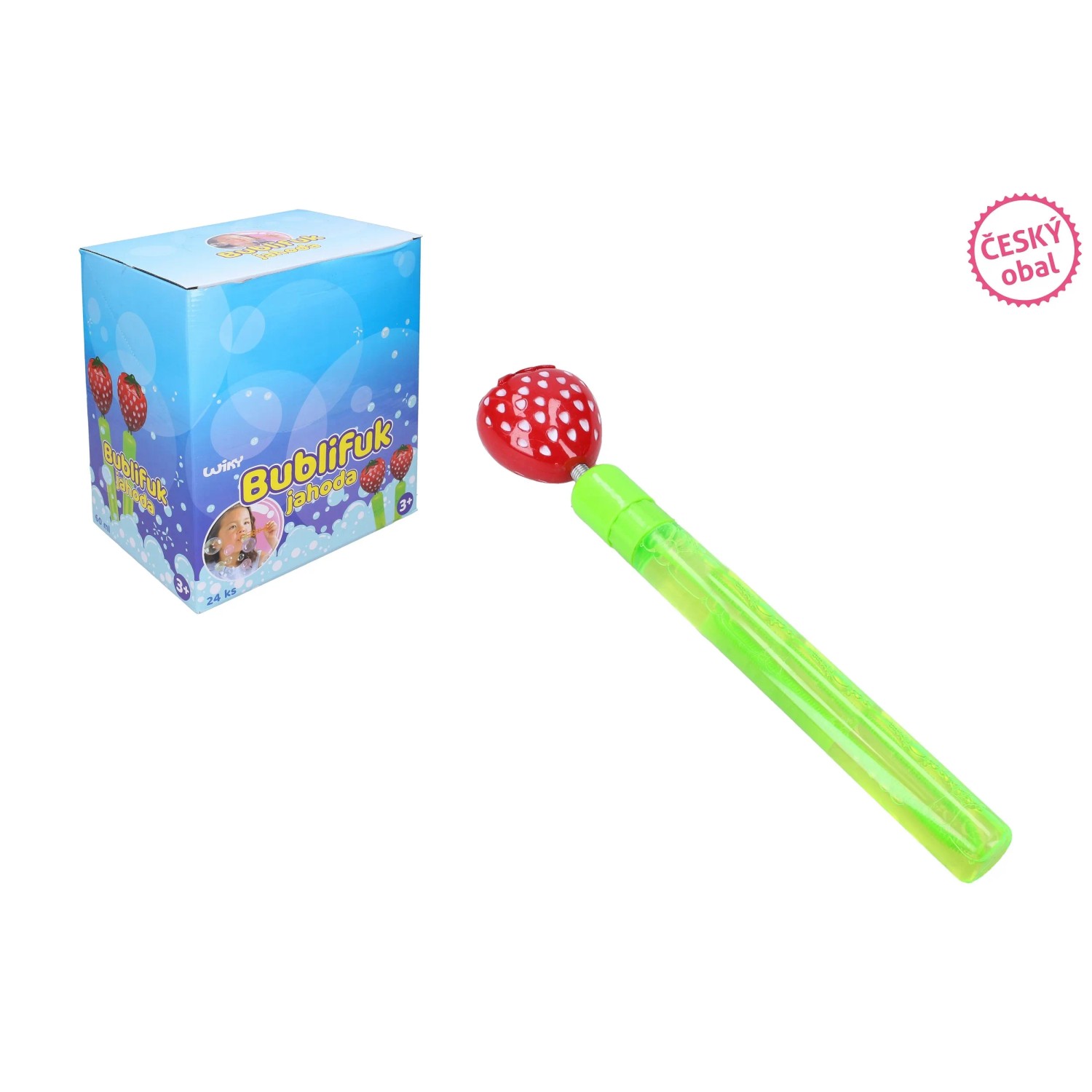 E-shop Wiky Bublifuk jahoda 60 ml