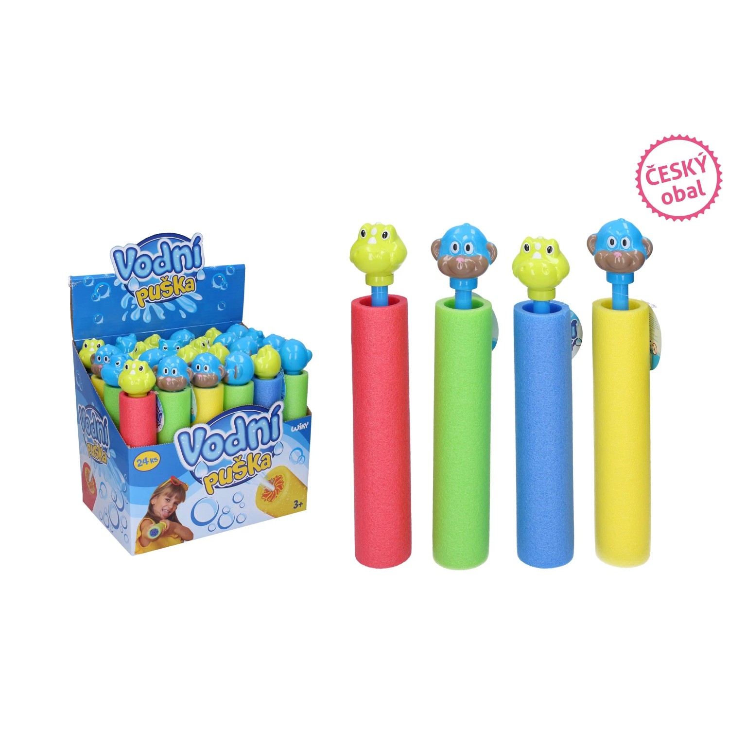 E-shop Wiky Vodná pištoľ Eva, rôzne druhy, 1 ks, 26 cm