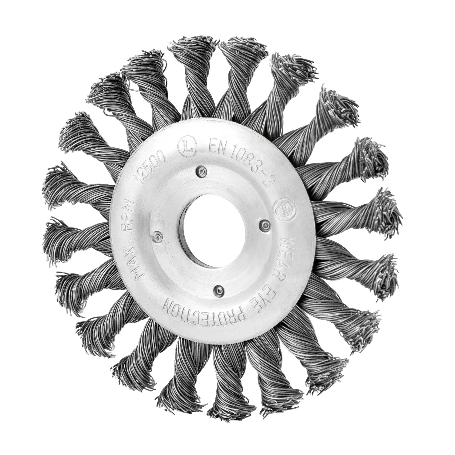 E-shop LUX-TOOLS Kotúčová vrkočová kefa 115 mm x 22,23 mm