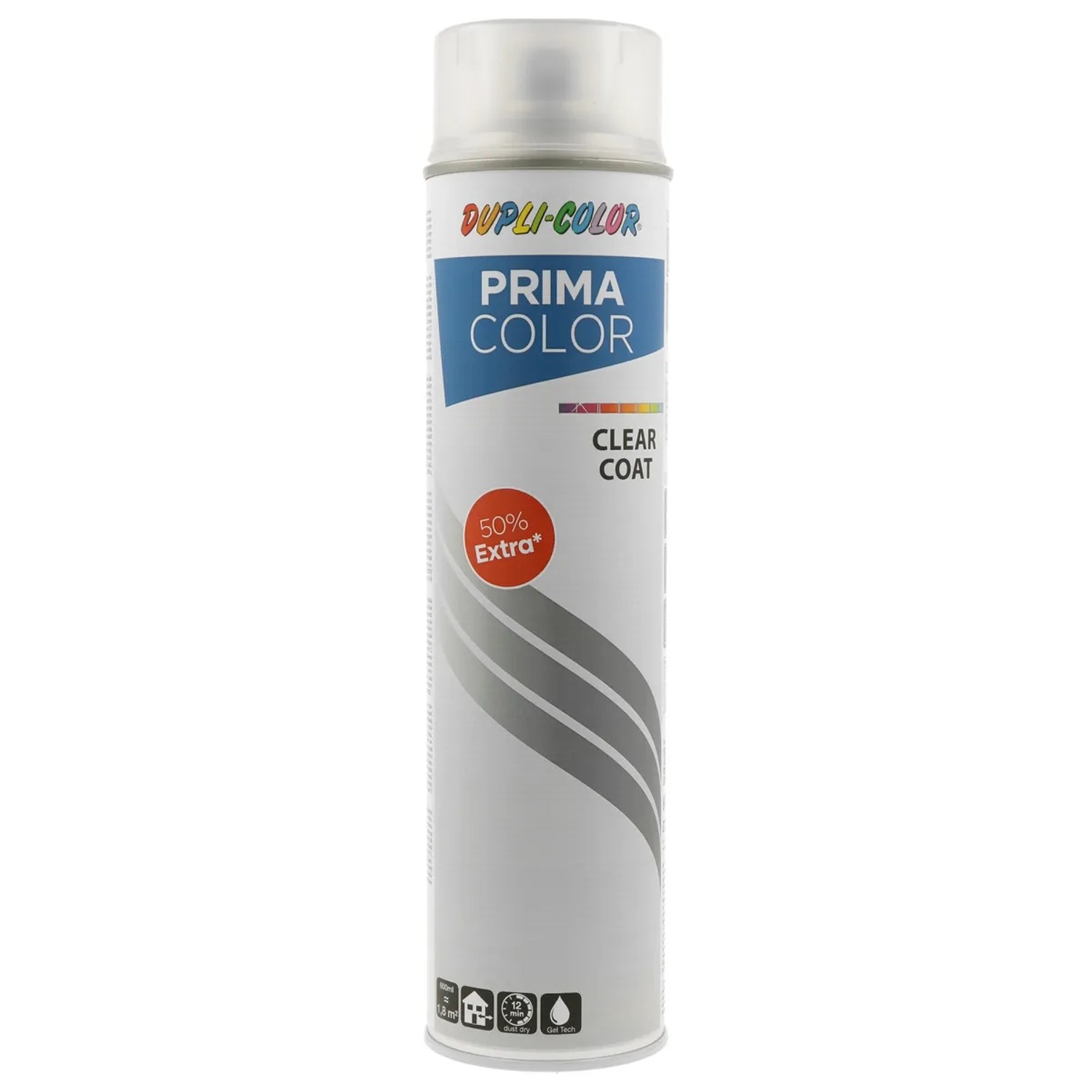 E-shop DUPLI-COLOR Uni lak v spreji PRIMA COLOR transparentná lesklý 600 ml