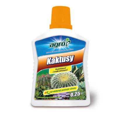 AGRO Kvapalné hnojivo na kaktusy 0,25 l