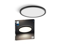 Philips Hue Stropné svietidlo W LED Tento, 2700K, čierna, pr. 29,1 cm