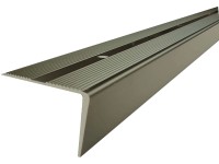 Arcansas Schodová lišta DECORGRALL alu bronzová elox 21 x 21 x 1000 mm