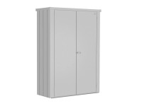 Biohort Záhradná skriňa na terasu Romeo M High strieborná 132 x 57 x 181 cm Biohort Záhradná skriňa na terasu Romeo M High strieborná 132 x 57 x 181 cm