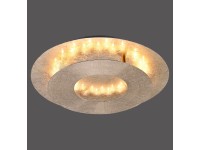 Paul Neuhaus Stropné LED svietidlo Nevis, 6 W, zlatá, 25 x 34 cm