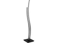 EGLO Stojanové LED svietidlo Lejias čierno-priehľadné, 123 x 23 x 23 cm
