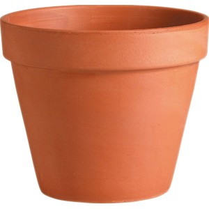 Deroma Standard terakotový kvetináč, Ø 13 cm. Klasický terakotový kvetináč pre vnútorné a vonkajšie použitie.