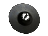 LUX-TOOLS Gumový unášací tanier 125 mm s upínacím tŕňom
