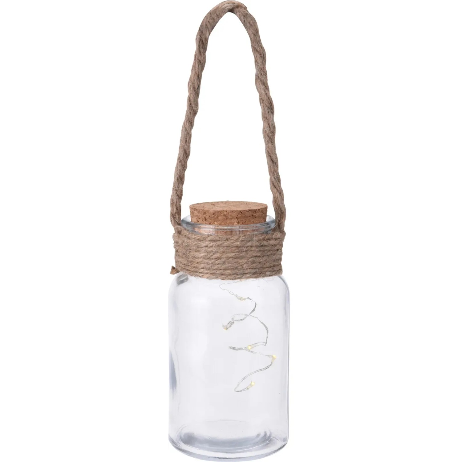 E-shop Koopman LED lampáš transparentný pr. 6,5 x 15 cm