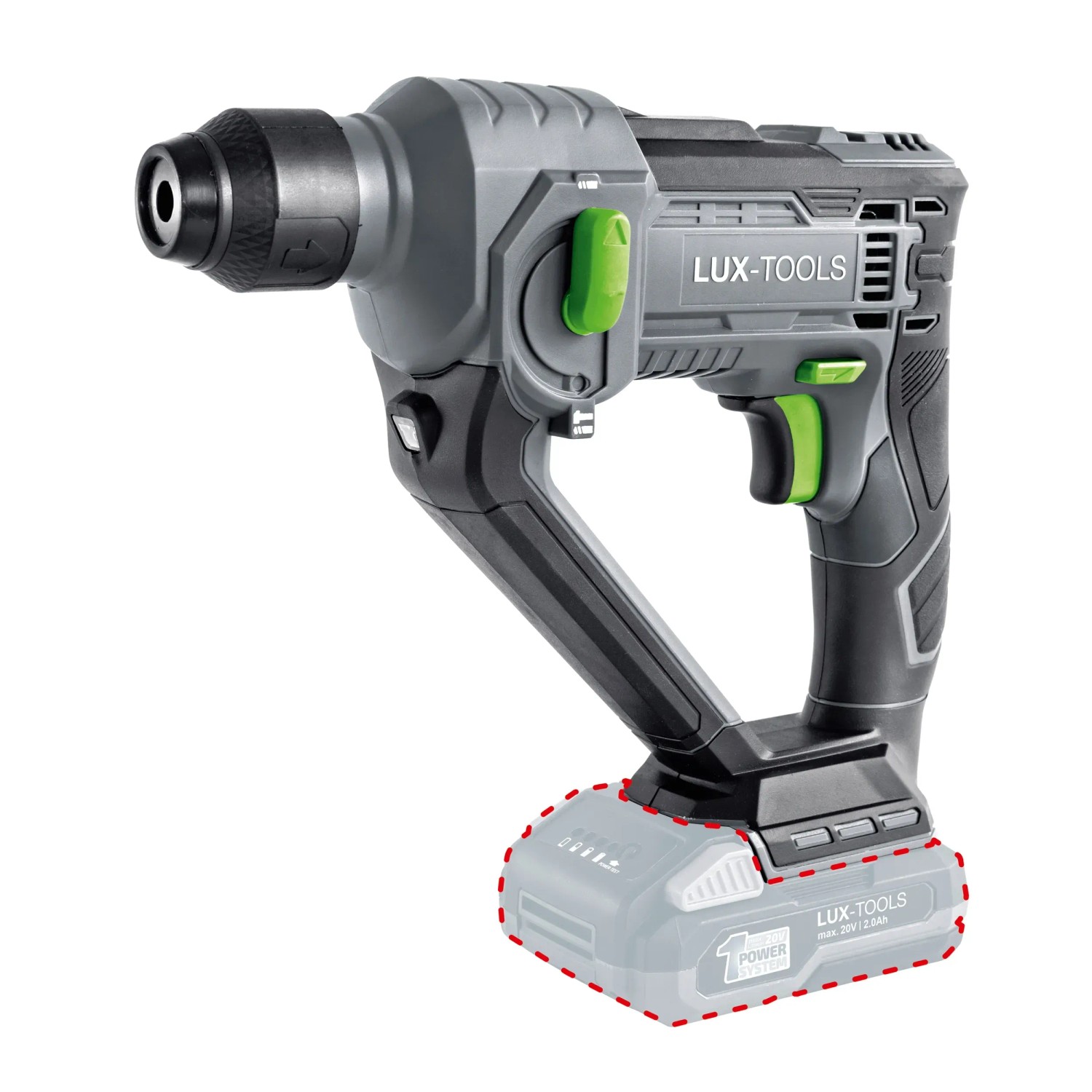 E-shop LUX-TOOLS 1 PowerSystem Aku vratné kladivo A-BH-20 Solo