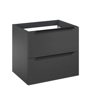 Roca Elegant skrinka pod umývadlo, 60 cm, antracit matná, s 2 zásuvkami.