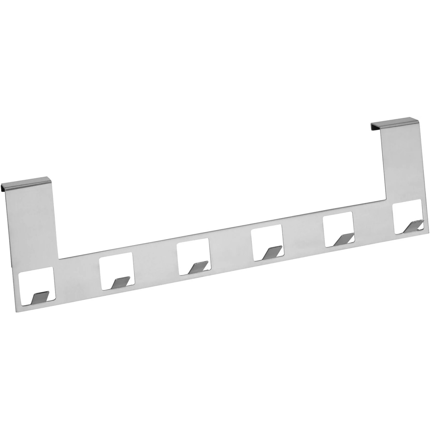 E-shop WENKO Vešiak na dvere Anzio so 6 háčikmi nerezový matný 4,5 x 11 x 39 cm