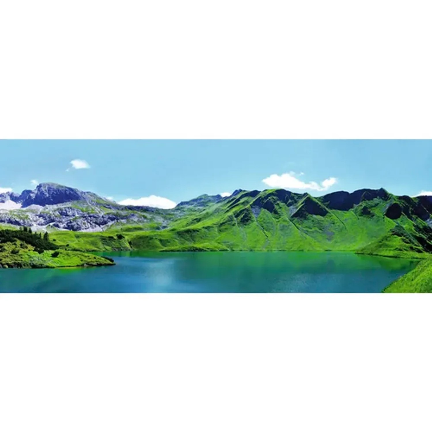 E-shop Bondecor Obraz, tlačené plátno CAGI Krajina lake 50 x 150 cm