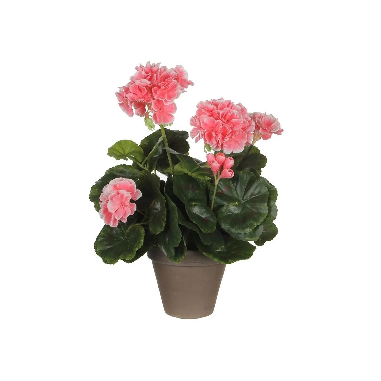 E-shop Mica Decorations Umelá kvetina pelargónia broskyňová 20 x 34 cm