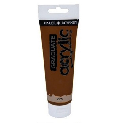 Daler Rowney Akrylová farba GRADUATE umbra pálená, 120 ml