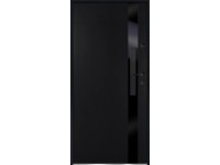 O.K. DOORS Oceľové vchodové dvere ARISTON S68 2Z antracitové 80 Ľ