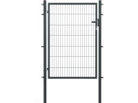 Floraworld Jednokrídľová bránka s dvojitou drôtenou výplňou antracitová 140 cm