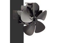 M.A.T. Ventilátor krbový na dymovod MAGNETIC, čierna, 160 x 135 x 135 mm