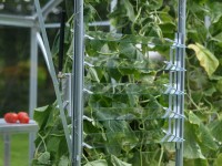 Lamelové nástenné okno 61 cm x 45 cm povrchovo neupravený hliník