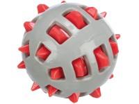 Jollypaw Lopta s cvokmi TPR sivá pr. 10 cm