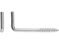 Hák so závitom priemer 2 mm x 20 mm pozinkovaný, 10 ks Hák so závitom priemer 2 mm x 20 mm pozinkovaný, 10 ks