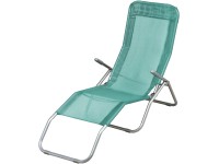 DESIGNlink Skladacie záhradné lehátko tyrkysové 157,5 x 49,5 cm