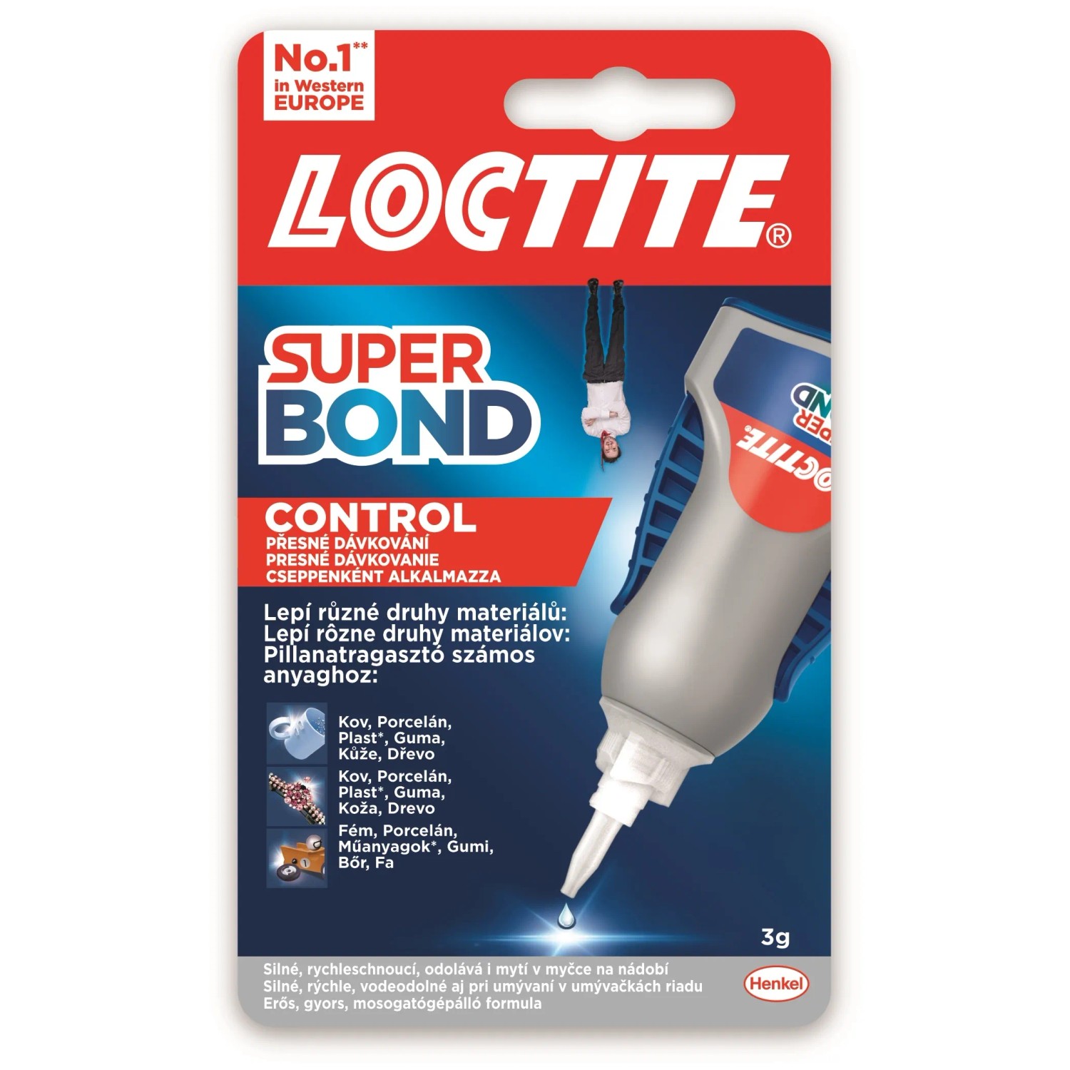E-shop Loctite Sekundové lepidlo Super Bond Control 3 g