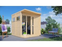 Bertilo Záhradný domček Concept Office, prírodný, 297 x 234 cm