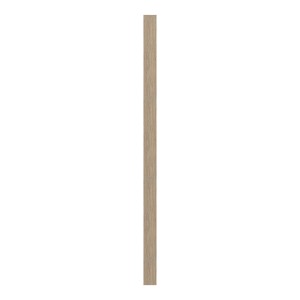 Terasa WPC hnedo-dymovo sivá s ryhovaným povrchom, 2,1x14,5x300 cm.