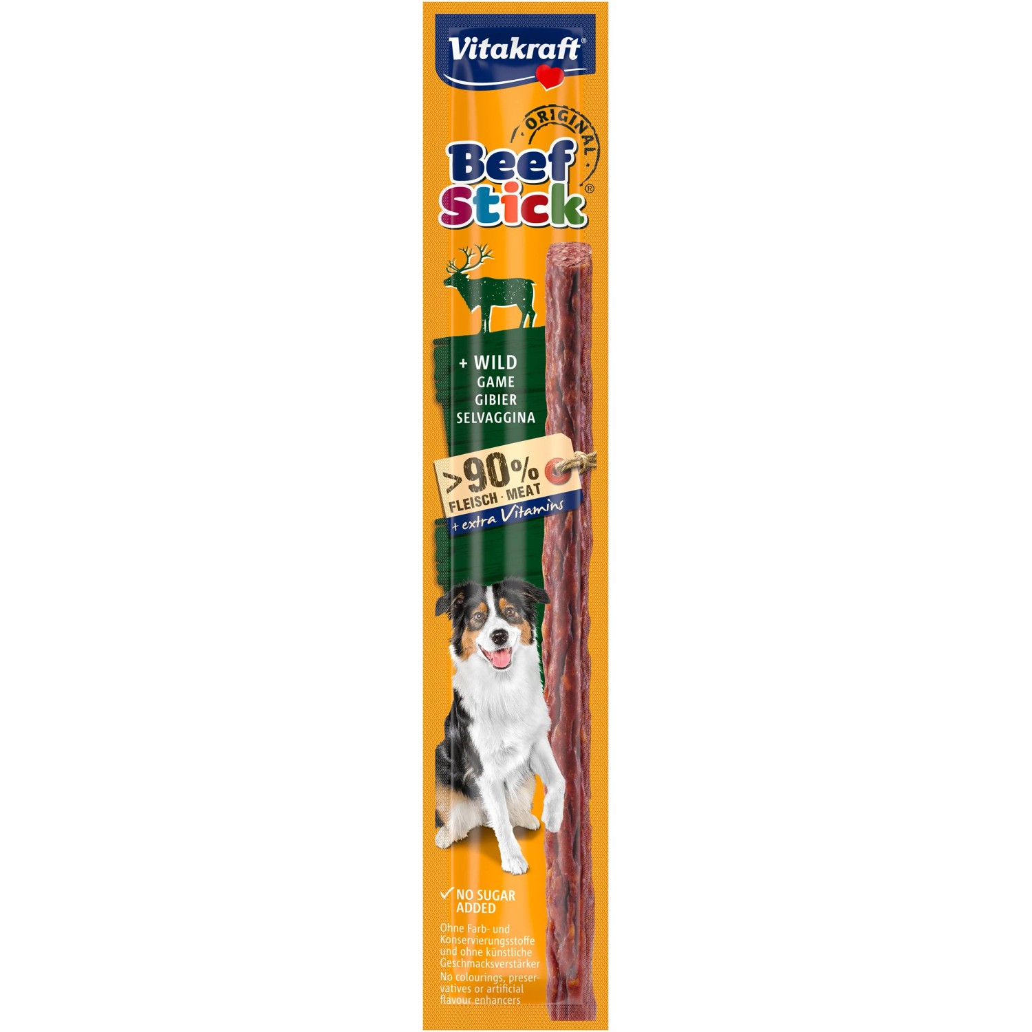 Vitakraft Pochúťka pre psov Beef Stick zverina, 1 ks (12 g)