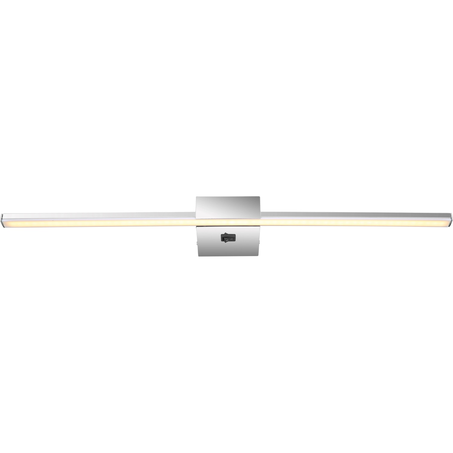 E-shop GLOBO LED nástenné svietidlo JAIME chróm 12 W 1330 lm, 4000 K, 615 x 37 x 110 mm
