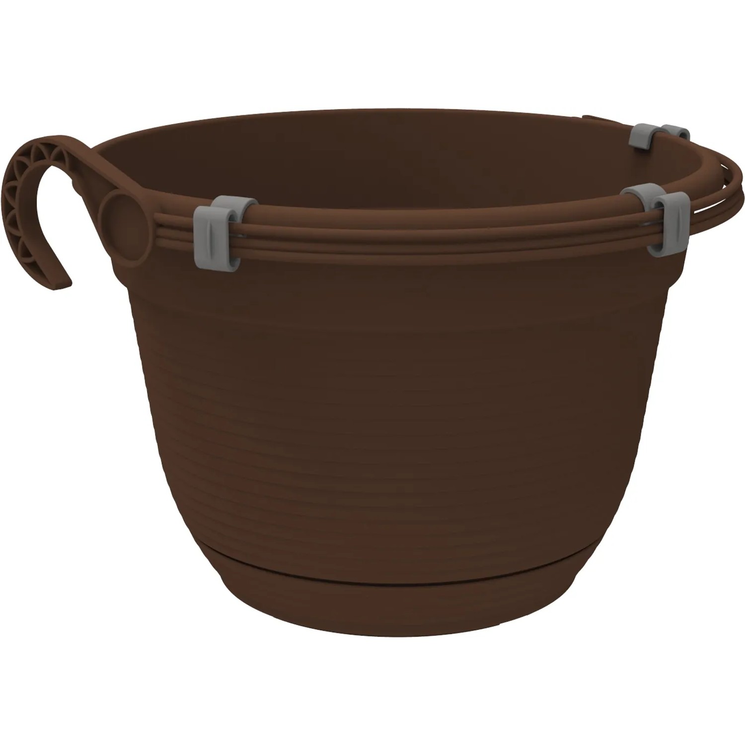 E-shop Ebertsankey Závesný kvetináč Original pr. 26 x 18 cm hnedý