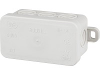 Rozbočovacia krabica na omietku 75 mm x 45 mm sivá IP54