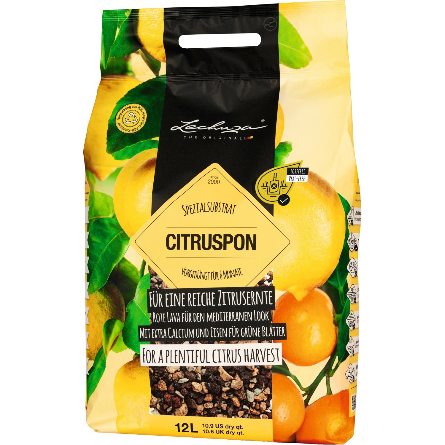 E-shop LECHUZA CITRUSPON Špeciálny substrát pre citrusy 12 l
