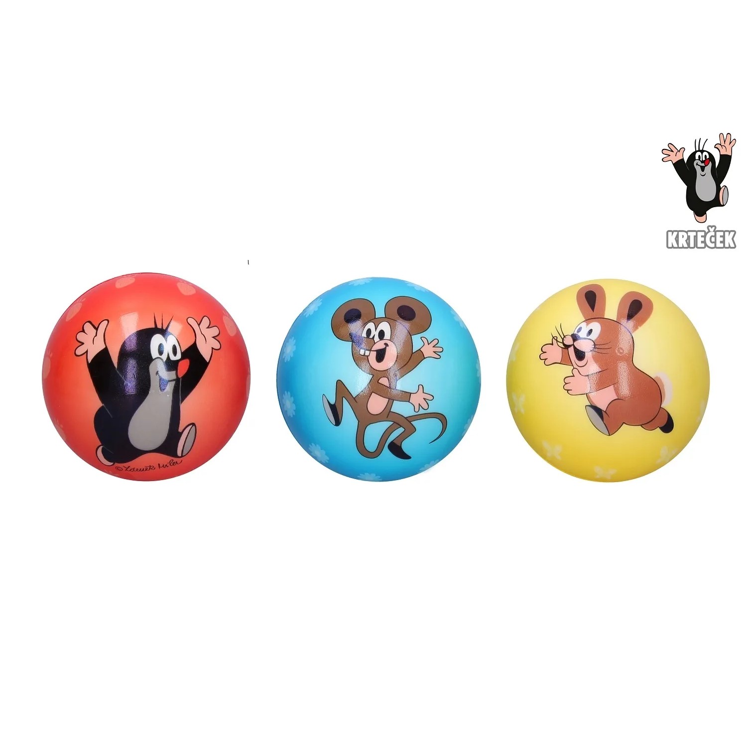 E-shop Wiky Loptička s motívom Krtka, rôzne druhy, 1 ks, 10 cm