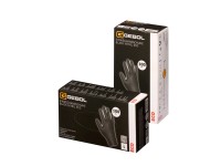 GEBOL Bezpúdrové jednorazové rukavice Black Nitril Eco, čierna, veľ. S, 100 ks