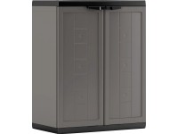Plastová skriňa Jolly, tmavo sivá, 68 x 85 x 39 cm
