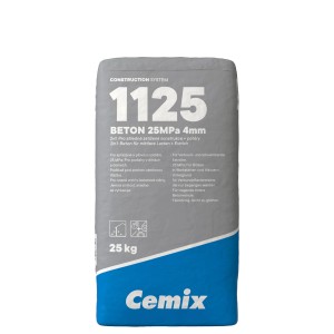 Cemix 1125 Betón 25 Map 4 mm, 25 kg