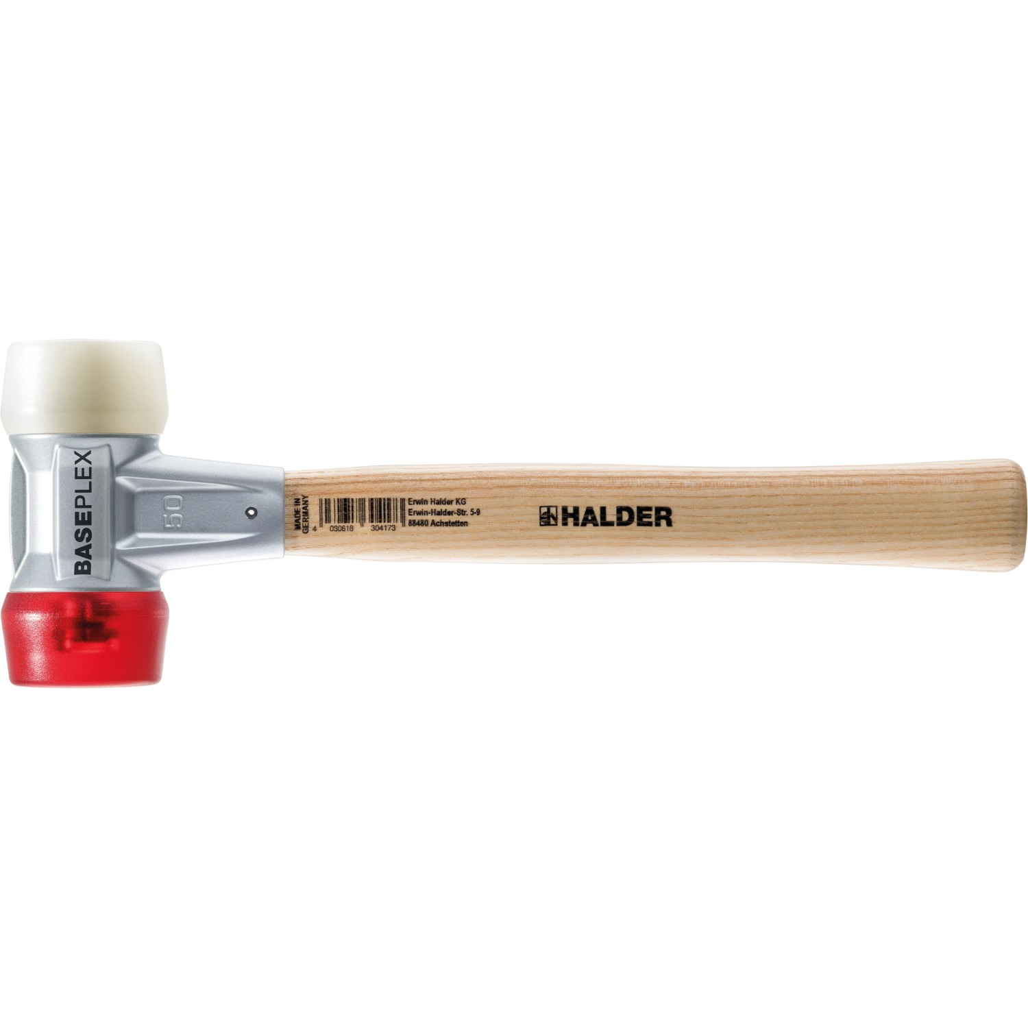 E-shop Halder Kladivo Baseplex, nylon/acetát celulózy/zinok, pr. 30 mm