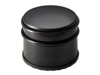 Hettich Dverná zarážka, oceľ, matná čierna, pr. 88/92 x 76 mm