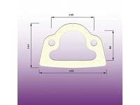 Tesnenie WC kombi medzi nádrž a misu typ J Tesnenie WC kombi medzi nádrž a misu typ J