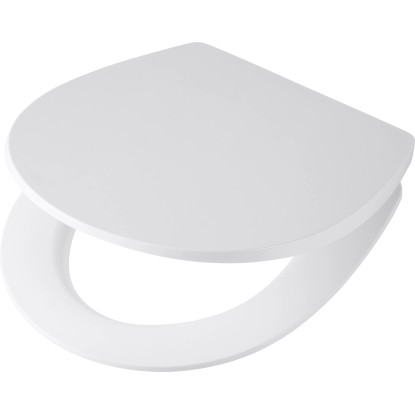 baliv WC sedadlo CARONI s mechanizmom soft-close, polypropylén, biele
