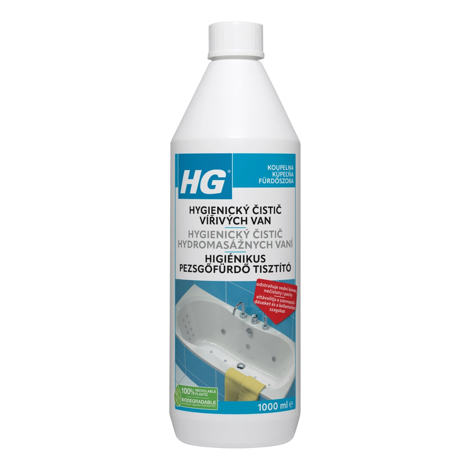 E-shop HG Hygienický čistič vírivých vaní 1 l