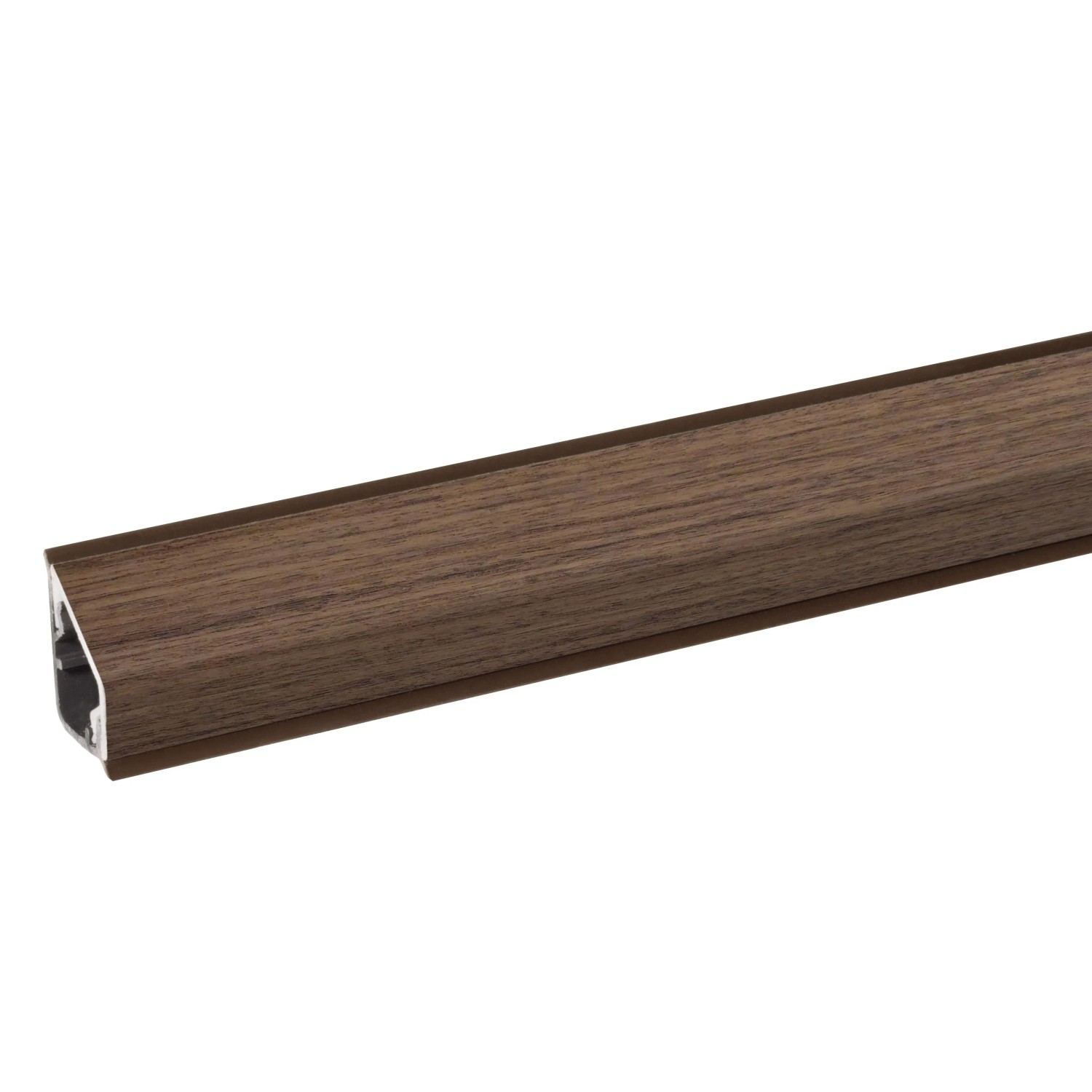 E-shop Kaindl Lišta k pracovnej doske 32339 Walnut Tortona 63,5 x 2,4 x 1,6 cm