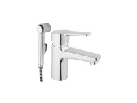 Rubineta Umývadlová batéria Uno-17 stojanková s bidetovou sprškou, chróm