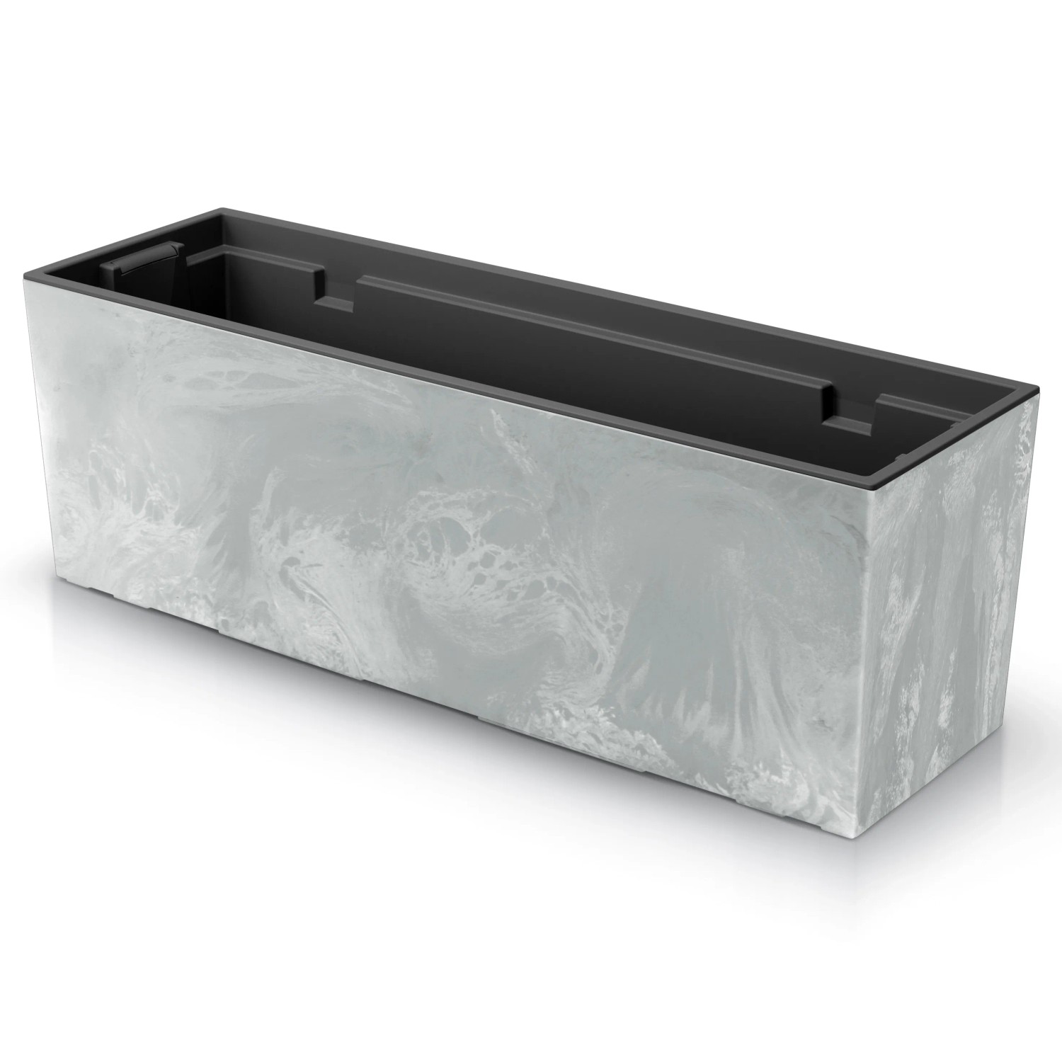 E-shop Prosperplast Truhlík Urbi Case Beton Effect svetlo sivý 580 x 180 x 195 mm