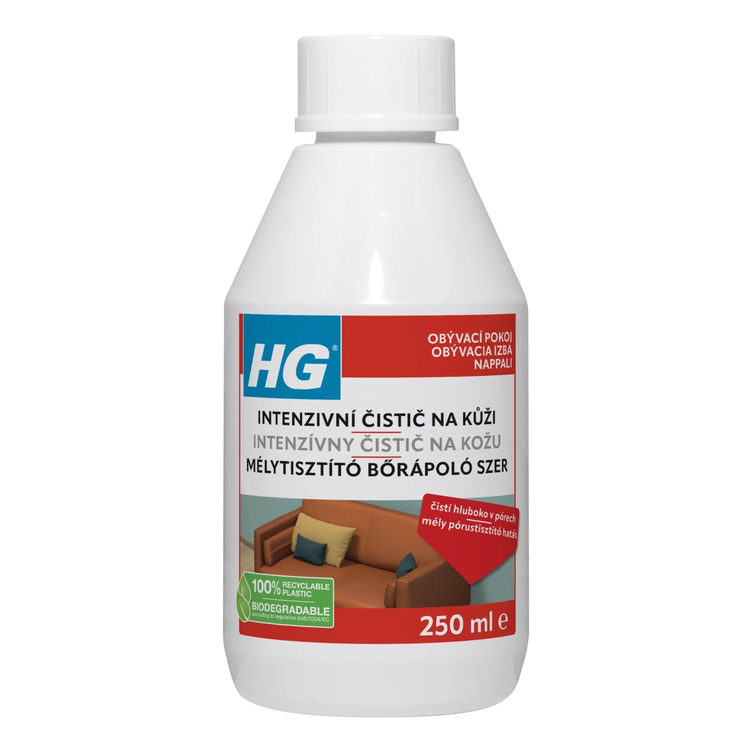 E-shop HG Intenzívny čistič na kožu 250 ml