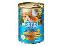 Reno Konzerva pre mačky kuracie kúsky v omáčke, 415 g Reno Konzerva pre mačky kuracie kúsky v omáčke, 415 g