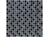 Euro Stone Kombinovaná mozaika Marmor Schwarz Glasmix Schwarz Grau 30 x 30 cm Euro Stone Kombinovaná mozaika Marmor Schwarz Glasmix Schwarz Grau 30 x 30 cm